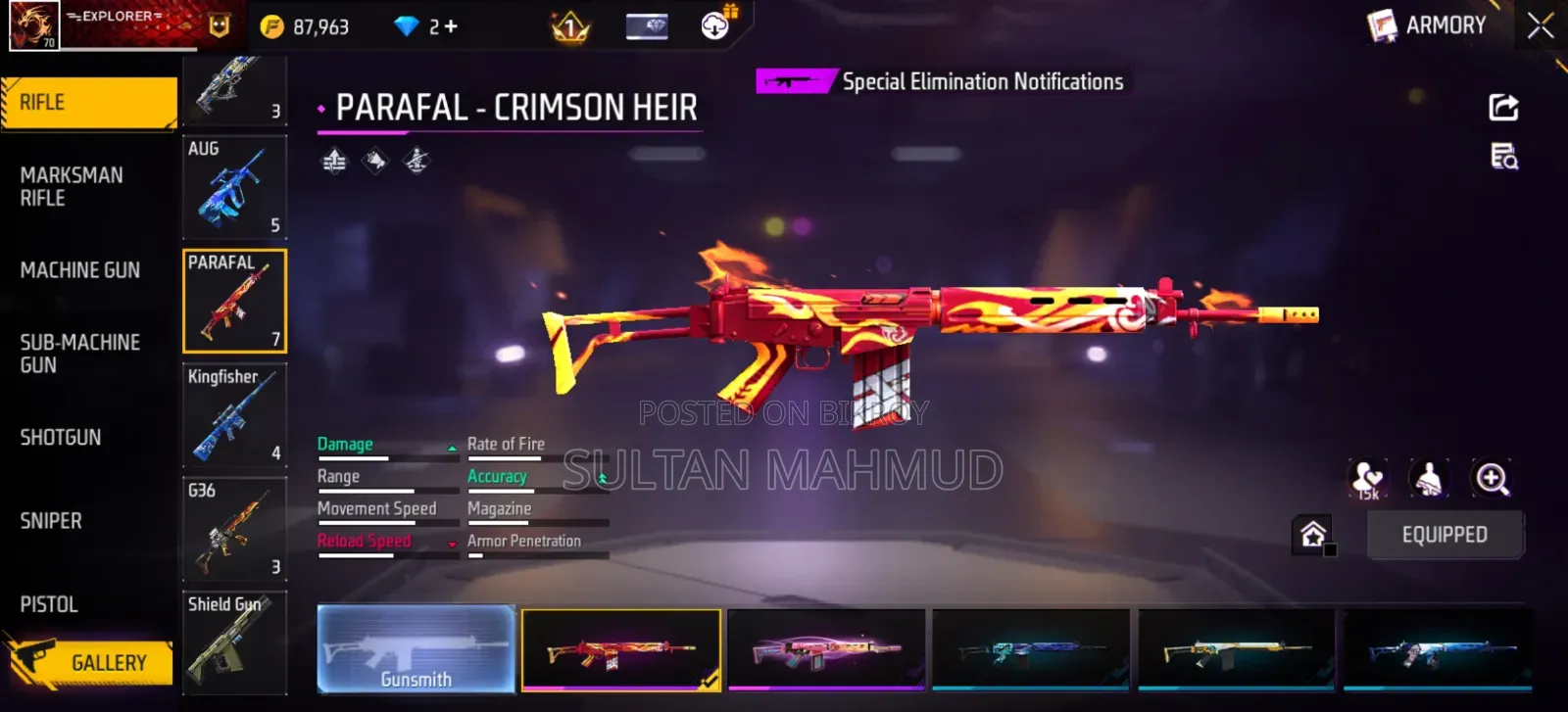 Old Free Fire ID for Sale Dhaka F2F