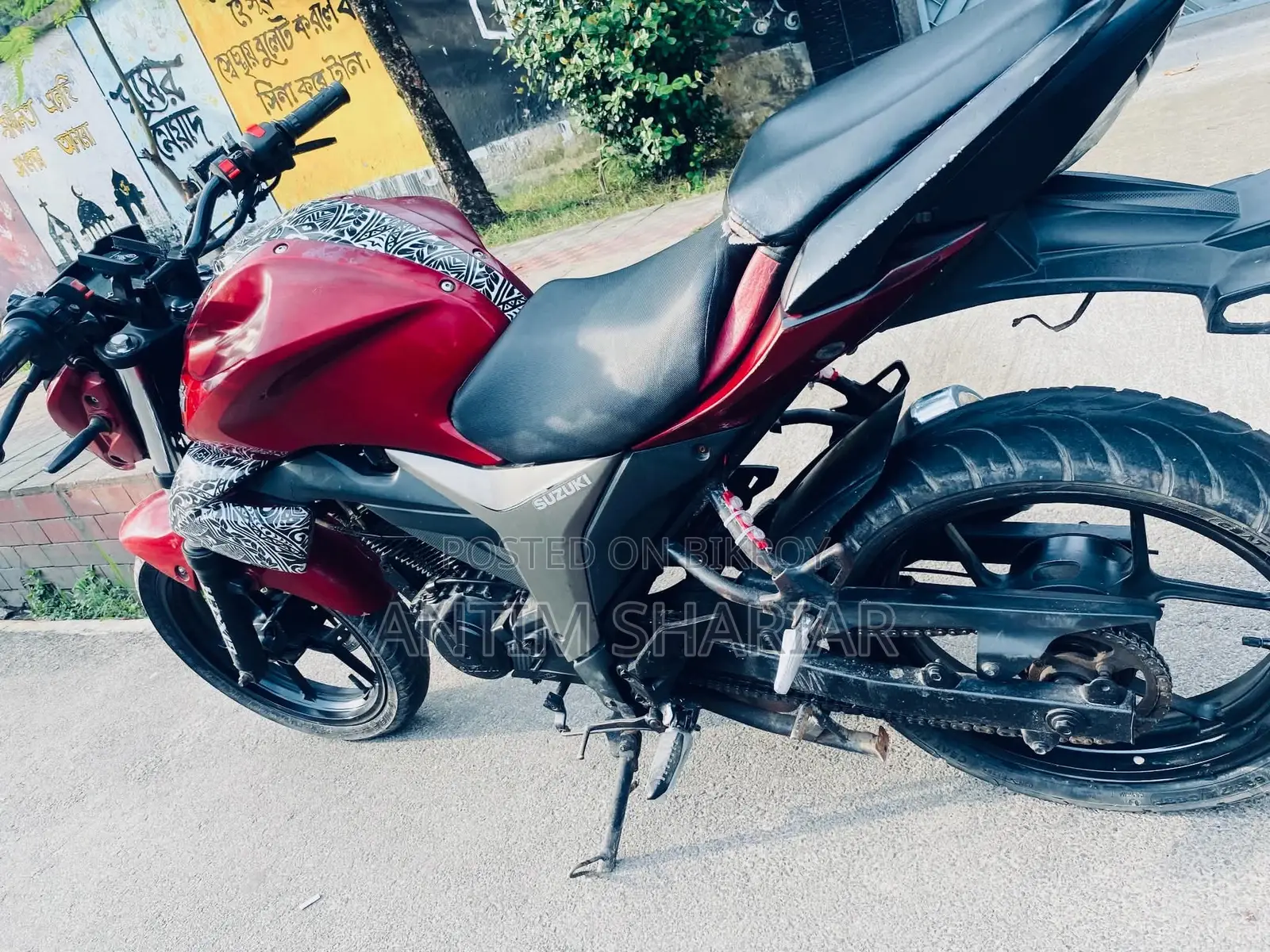 Suzuki Gixxer Monotone 2019 Red