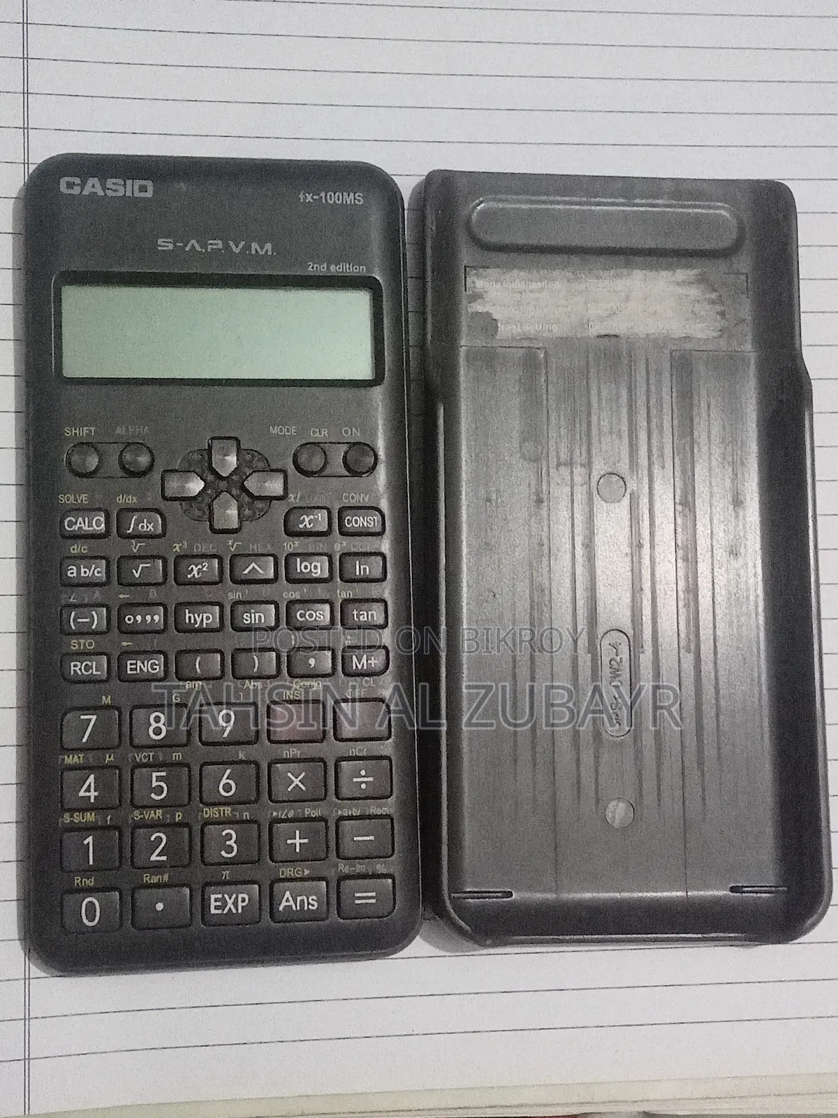 Second Hand Used Calculator Casio Fx-100ms 2nd Edition