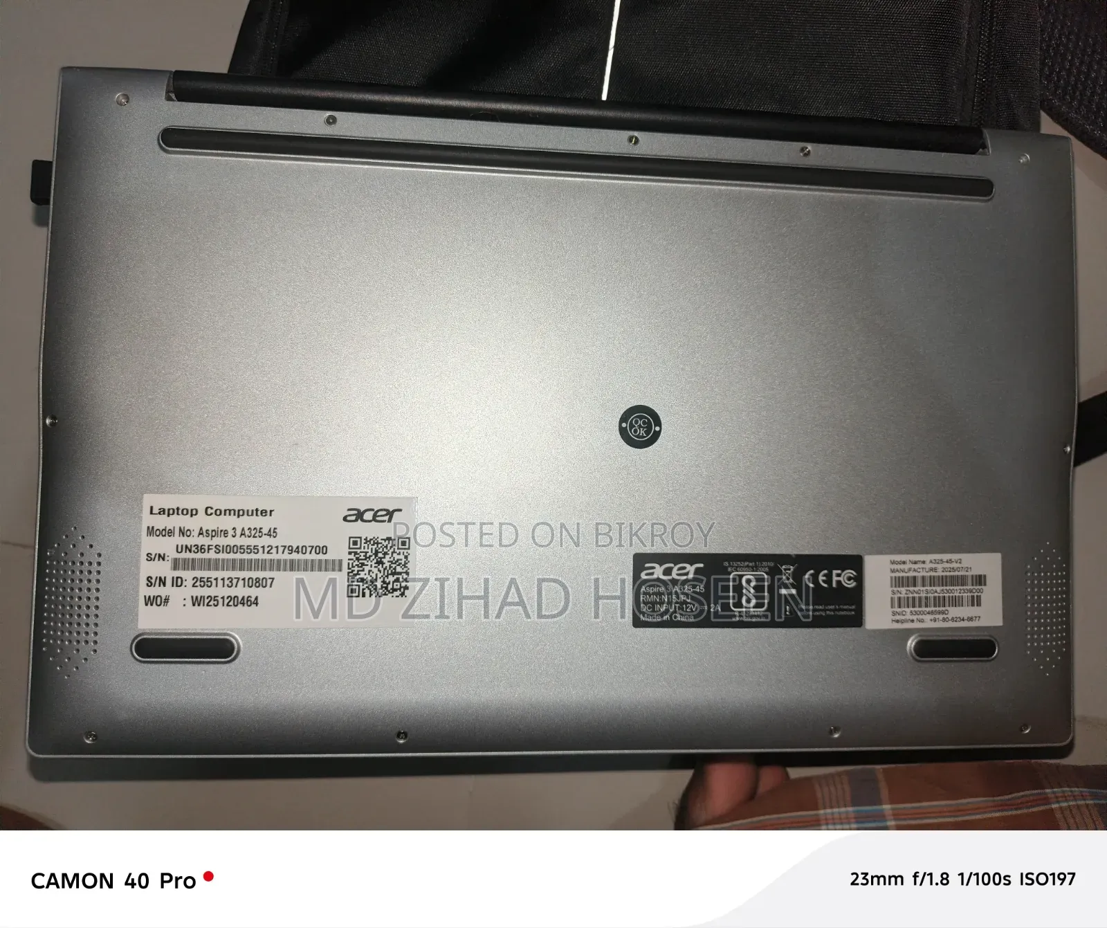 New Laptop Acer Aspire 3 A315-53 12GB Intel Celeron HDD+SSD 512GB