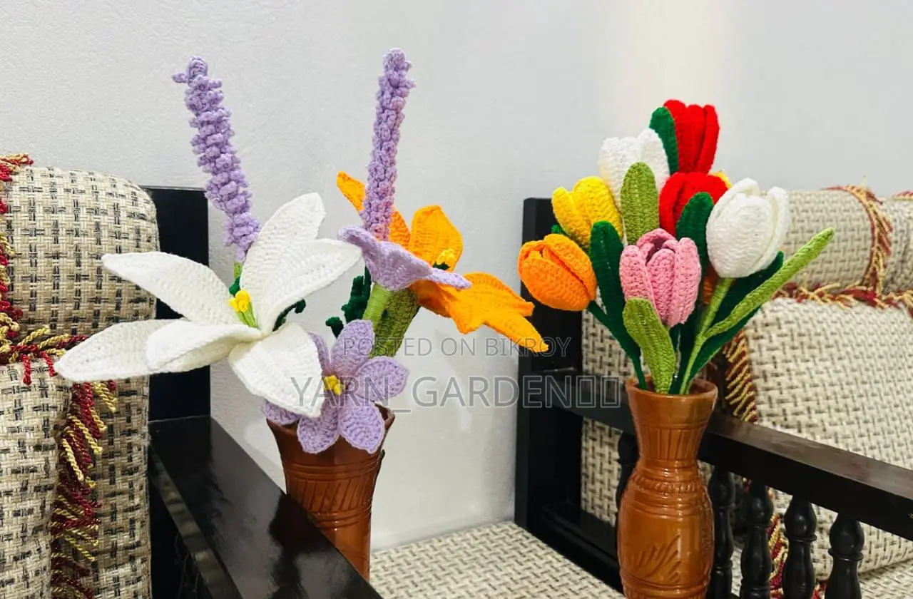 Handmade Crochet Flower Bouquet