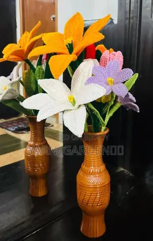 Handmade Crochet Flower Bouquet