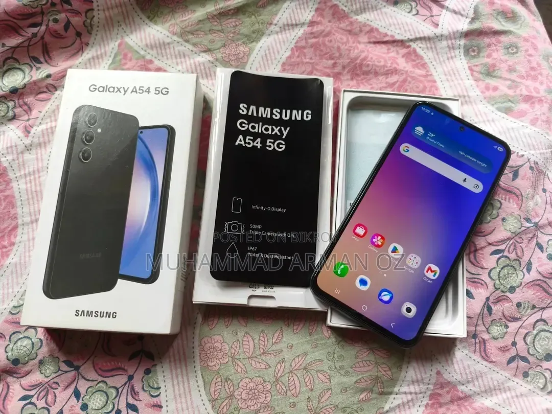 স্যামসাং গ্যালাক্সি এ৫৪ ৫জি ১২৮ জিবি কালো