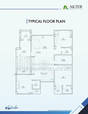 3-bedroom Apartment in Mohammadpur for Sale