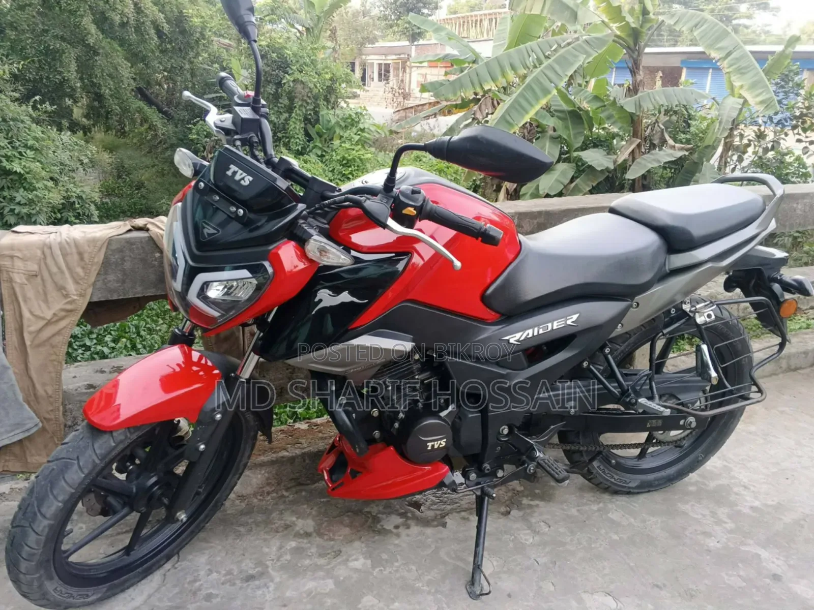 TVS Raider 125 2023 Red