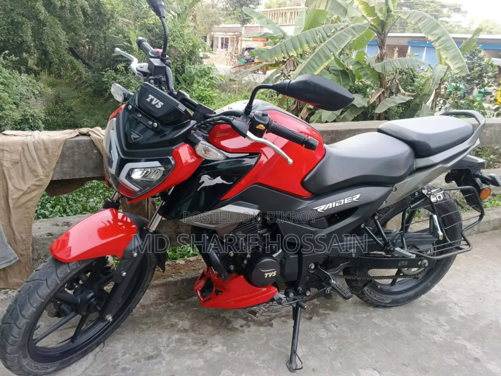 TVS Raider 125 2023 Red