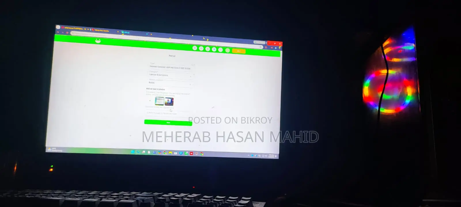 Desktop Computer 4GB Intel Core i3 SSD 512GB