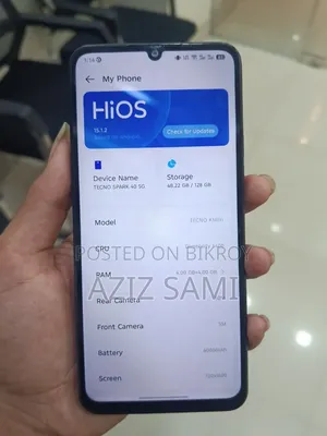Tecno Spark 40 128 GB Black