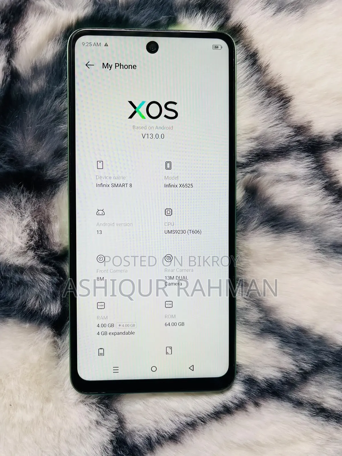 Infinix Smart 8 64 GB Green