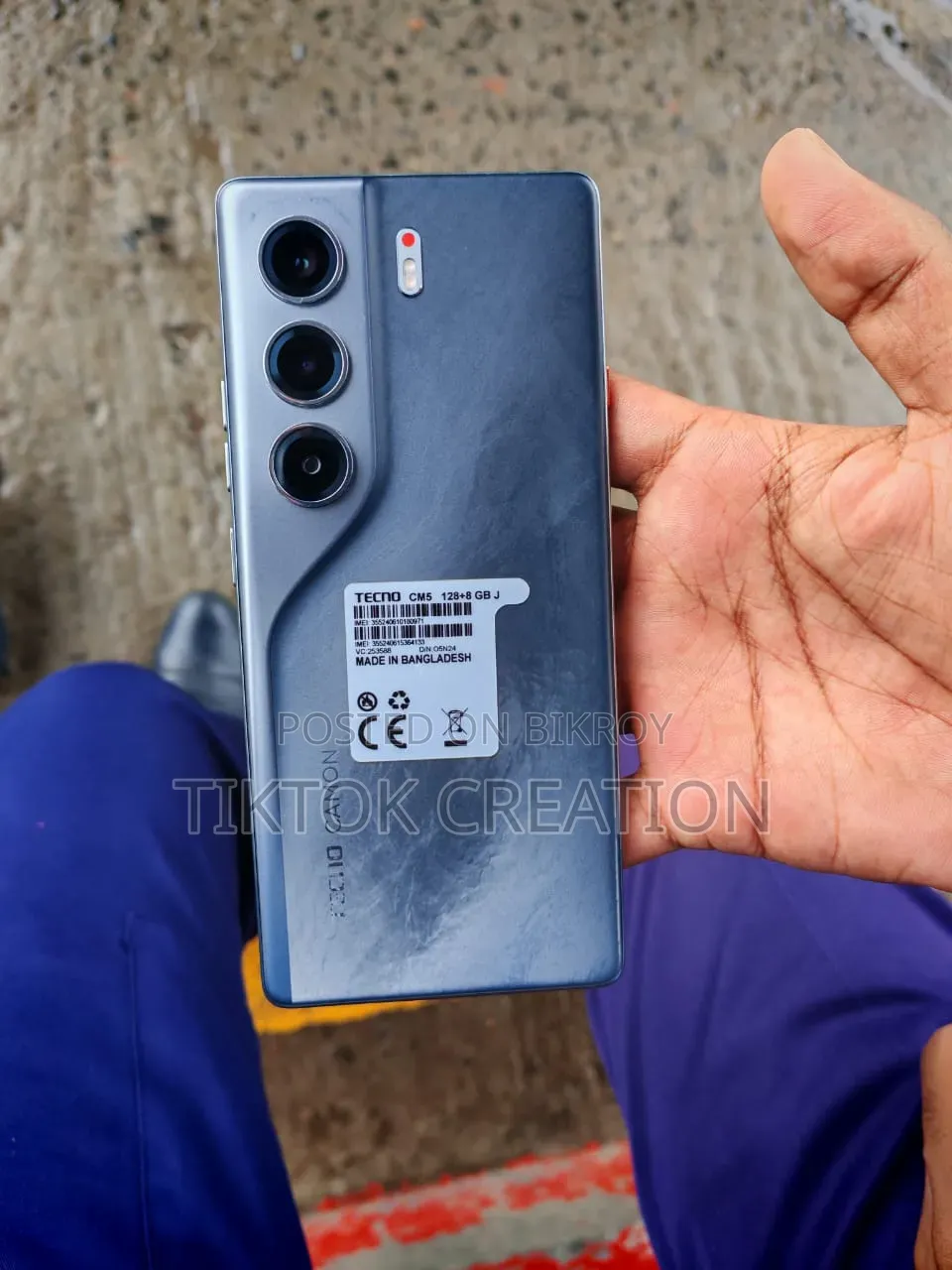 Tecno Camon 40 128 GB Black