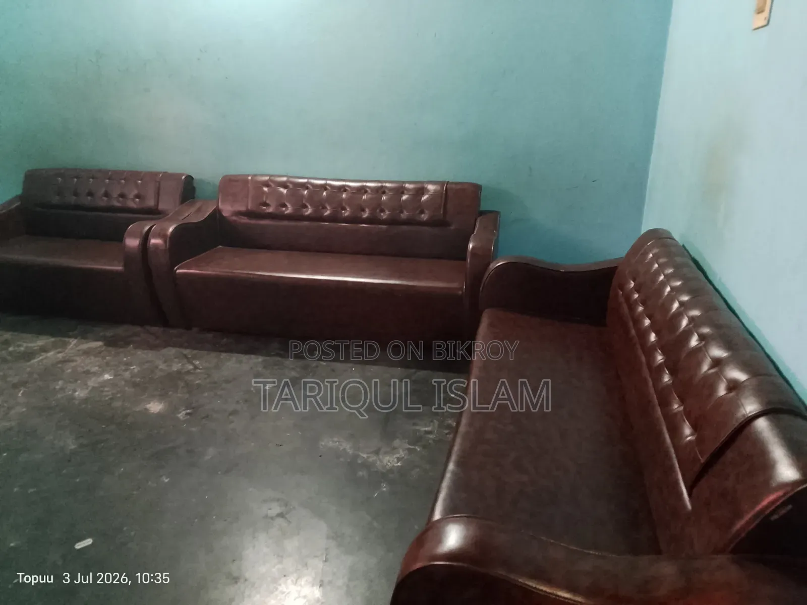 Urgent sale of 3 used sofa sets
