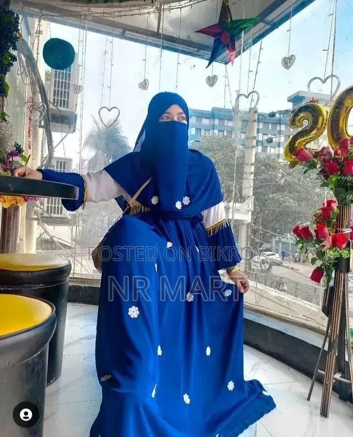 Party Borkha + Hijab, Full set with Niqab