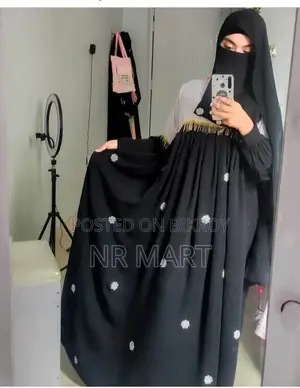 Party Borkha + Hijab, Full set with Niqab