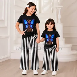 Premium 100% Cotton Short Sleeve Set for Baby Girls