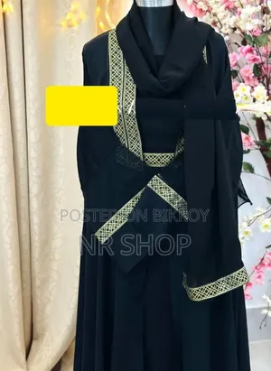 Jannat Abaya Vest + (Inner Full Sleeve) Hijab + Niqab