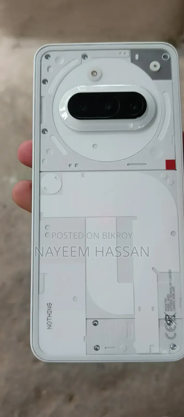 নতুন নাথিং ফোন ৩এ ২৫৬ জিবি সাদা