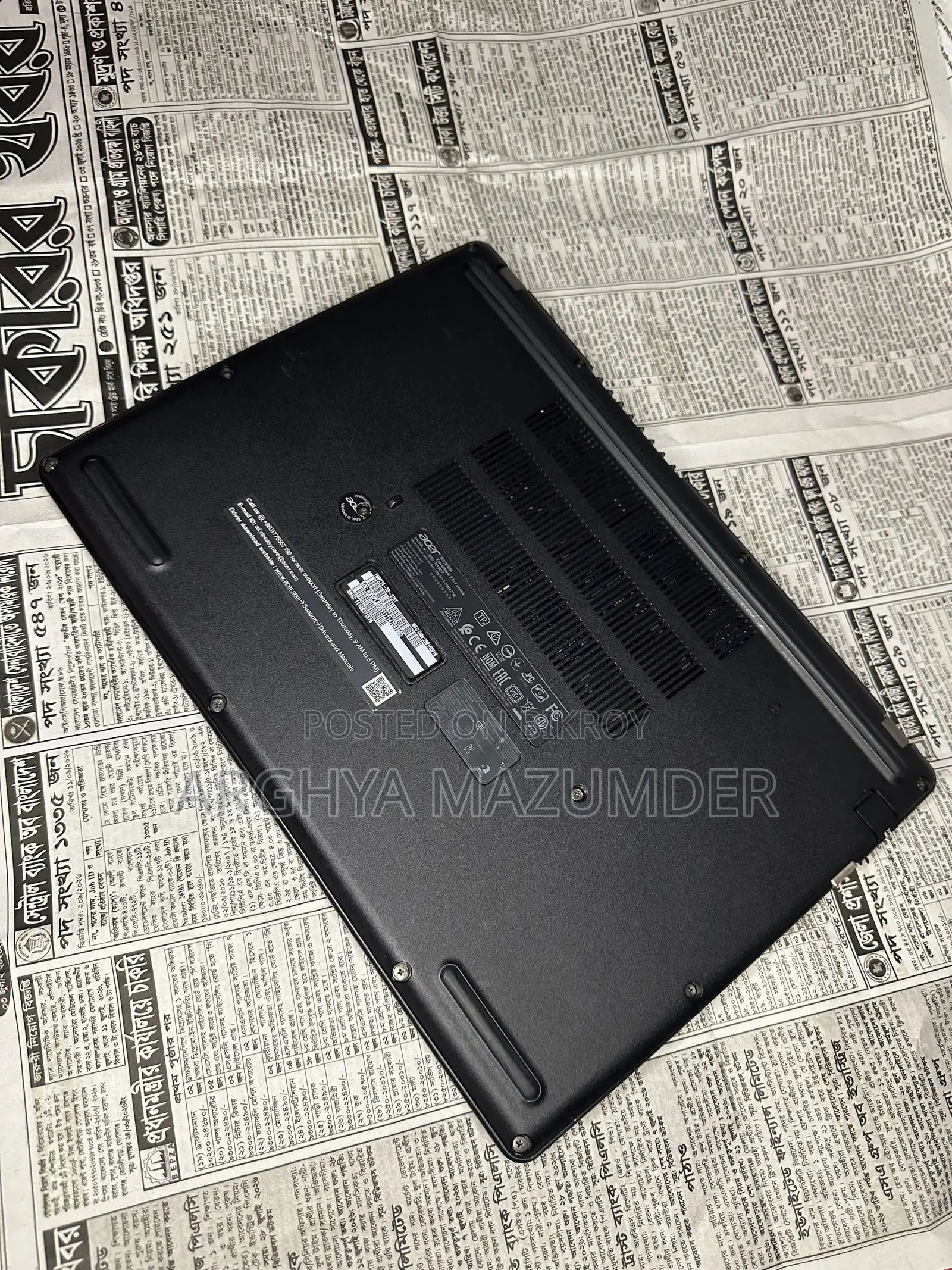 Laptop Acer TravelMate P2 4GB Intel Core i3 HDD 1T