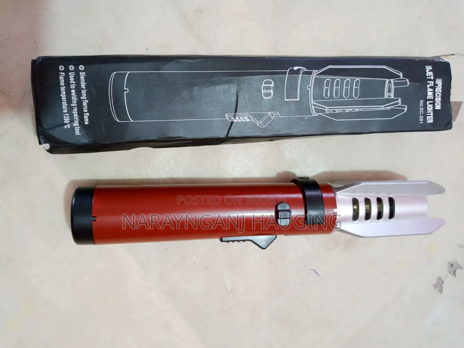 Refillable Butane Gas Torch Lighter |