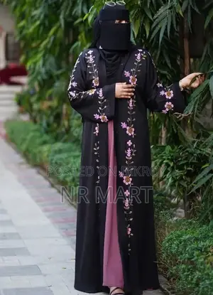 মুসলিমা দুবাই এমব্রয়ডারি বোরকা সেট