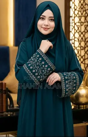 Anzar Embroidery Burka