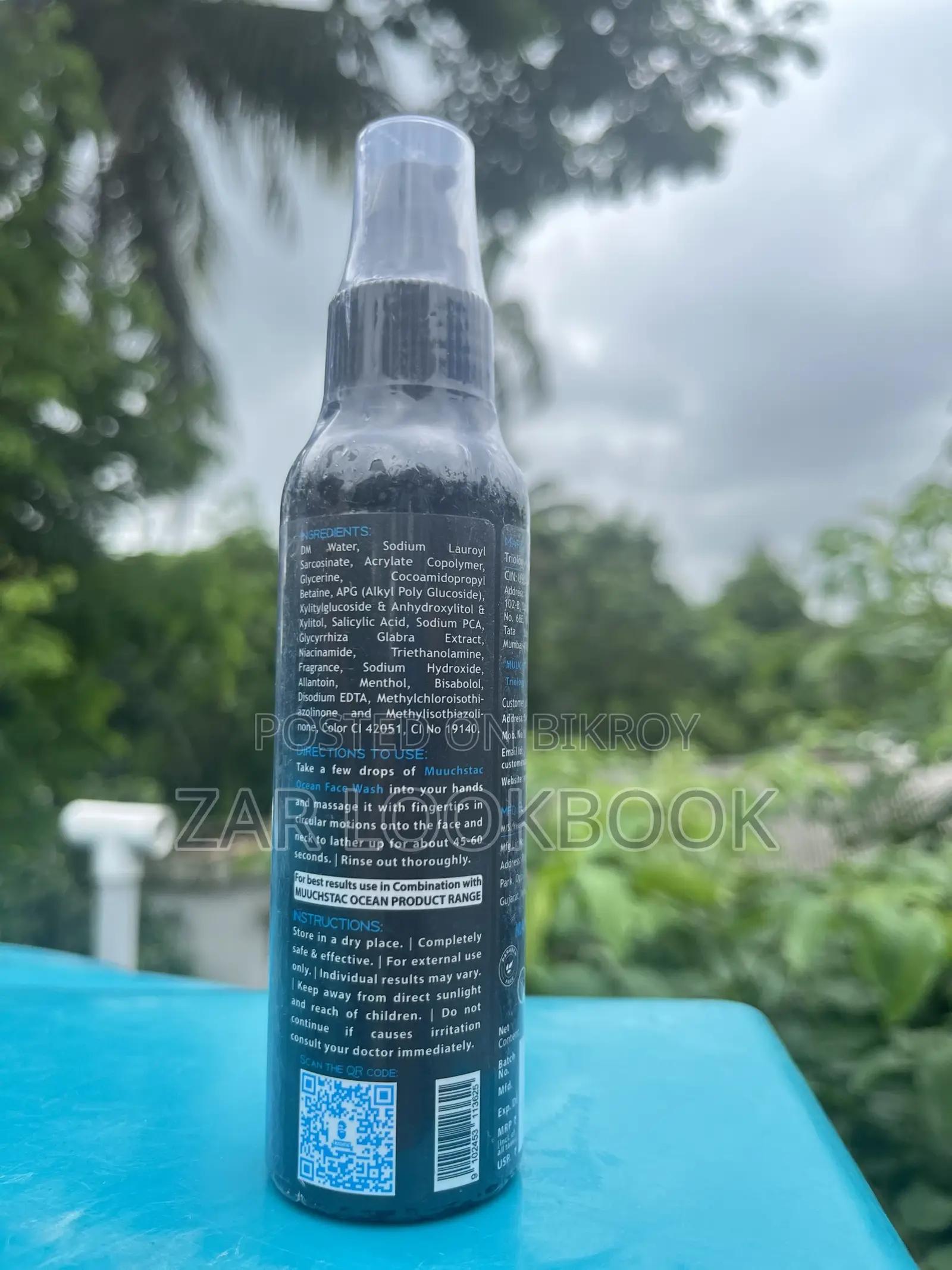 Muuchstac Ocean Face Wash for Men (100ml) - Original