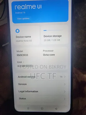 Realme Note 60 128 GB Blue