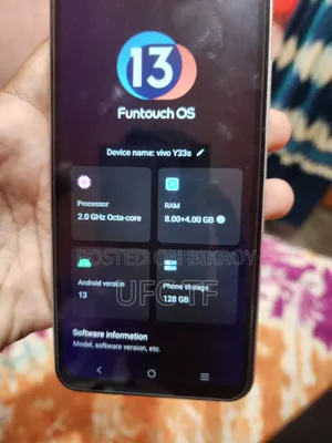 Vivo Y33s 128 GB Rose Gold