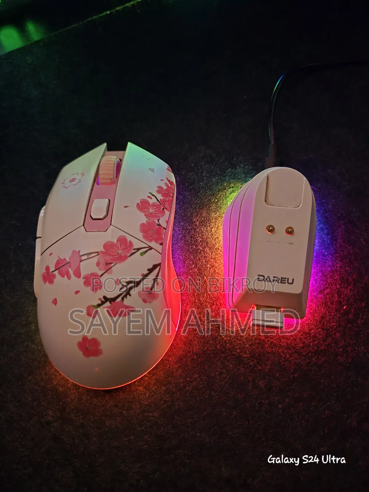 Dareu Em901x Wireless Gaming Mouse With Dock