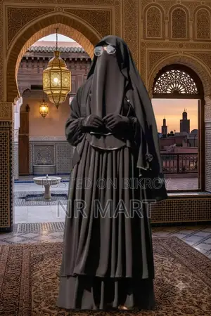 Samia Burqa Set with Hijab and Niqab Full Set