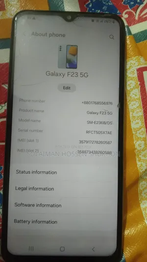 Samsung Galaxy F23 128 GB Blue
