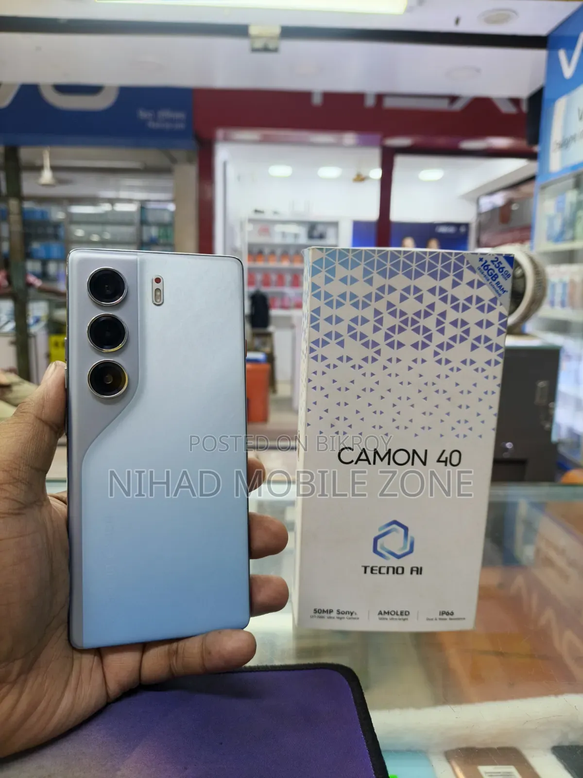Tecno Camon 40 256 GB Blue