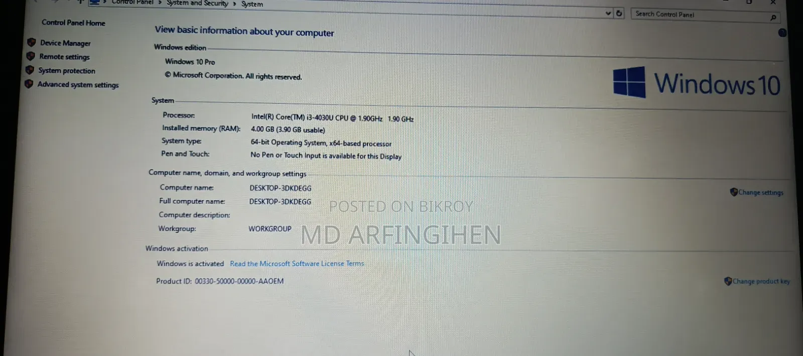 Laptop HP EliteBook 840 G3 4GB Intel Core i3 HDD 500GB