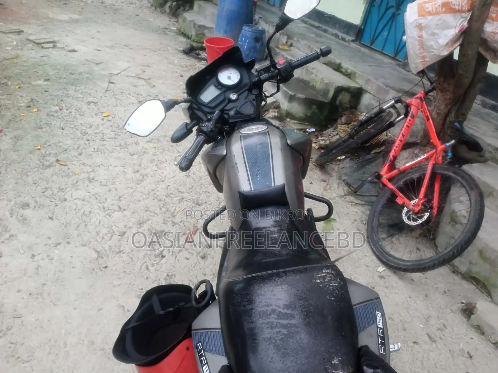 TVS Apache RTR 160 2V 2015 Gray