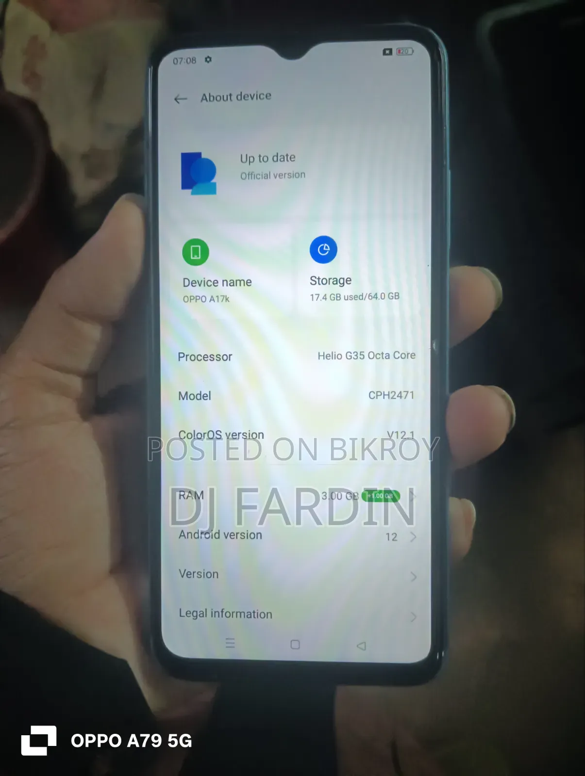 Oppo A17K 64 GB