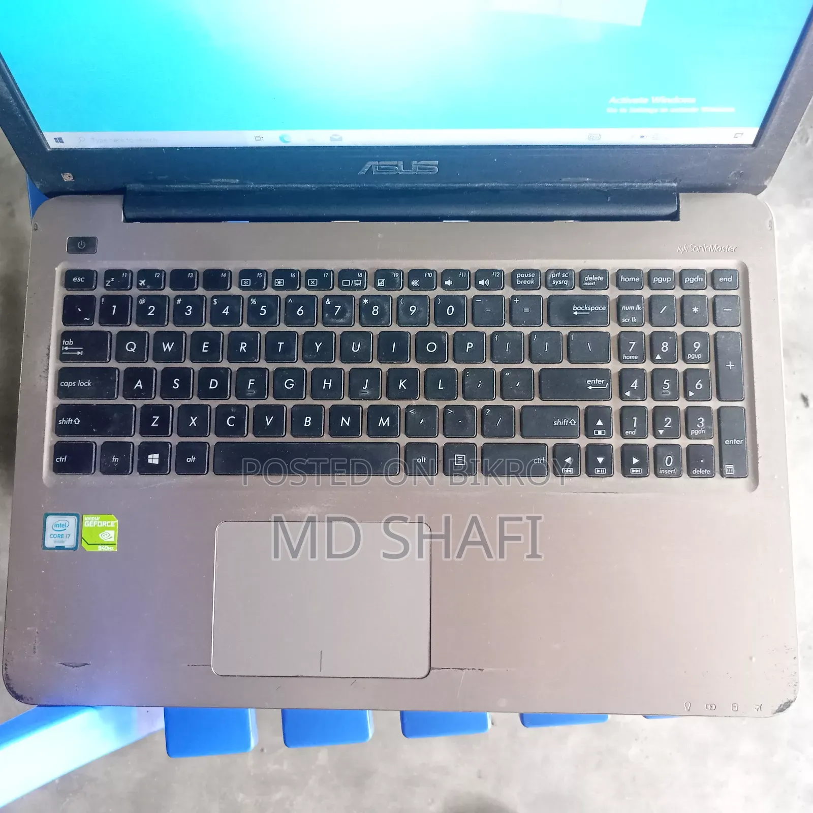 Laptop Asus 8GB Intel Core i7 SSD 256GB