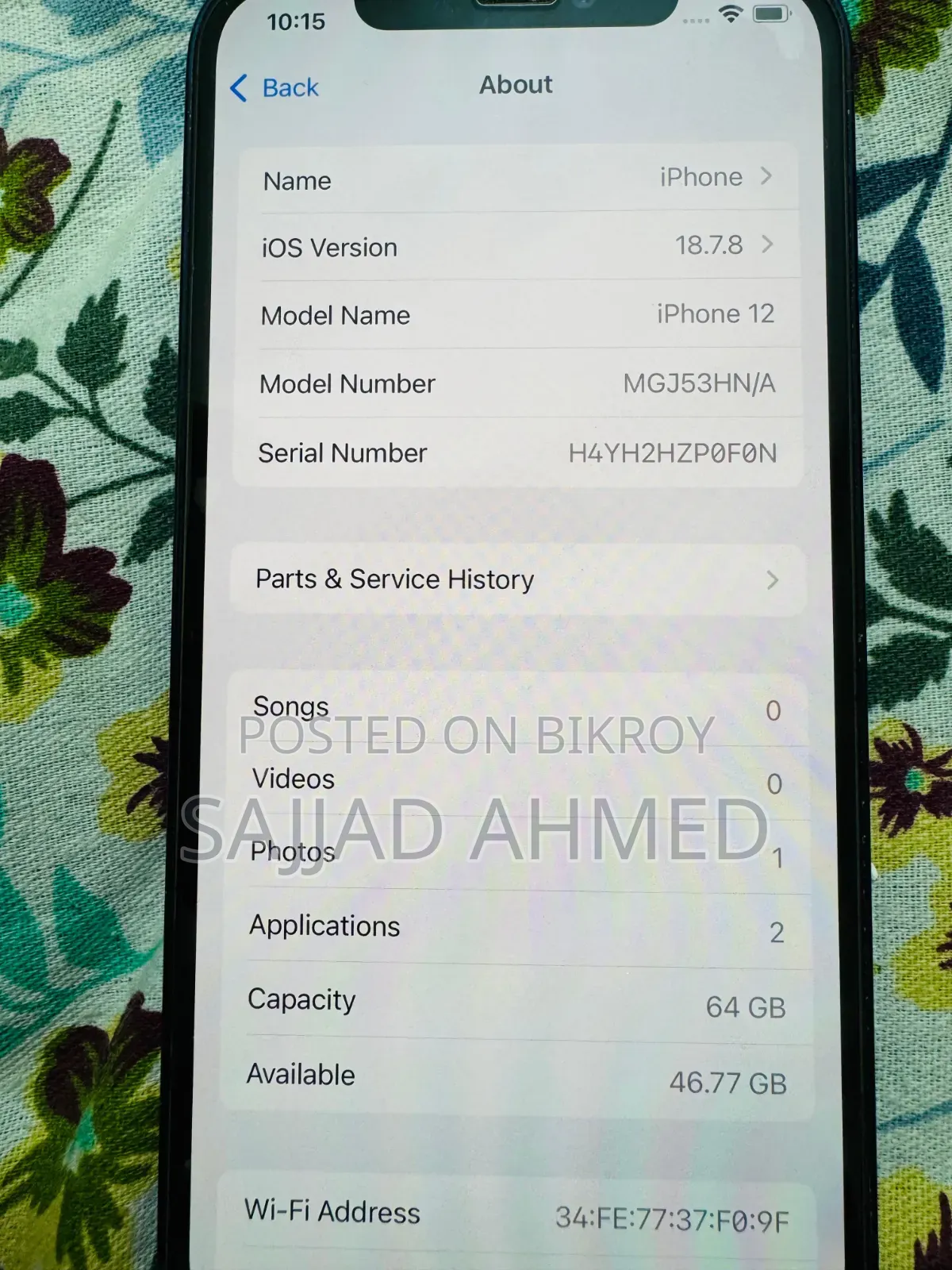 Apple iPhone 12 64 GB Black