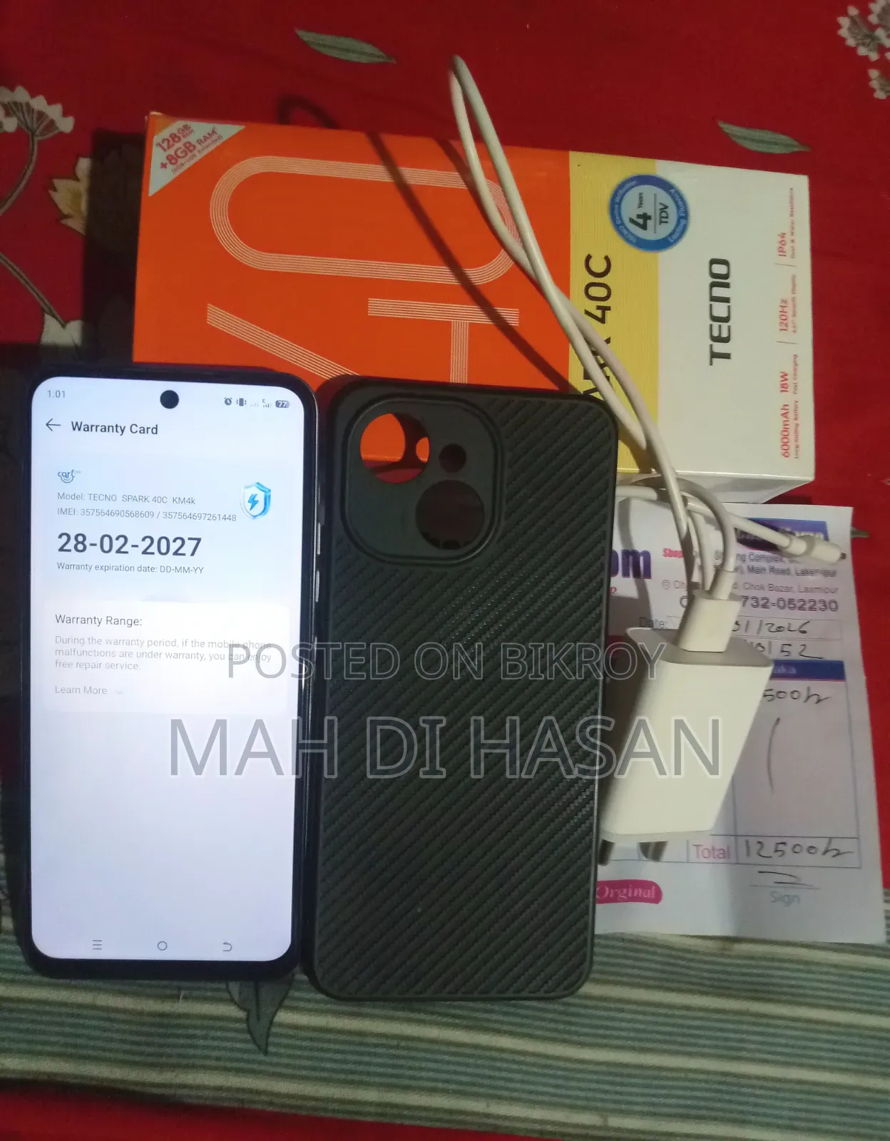 Tecno Spark 40 128 GB Silver