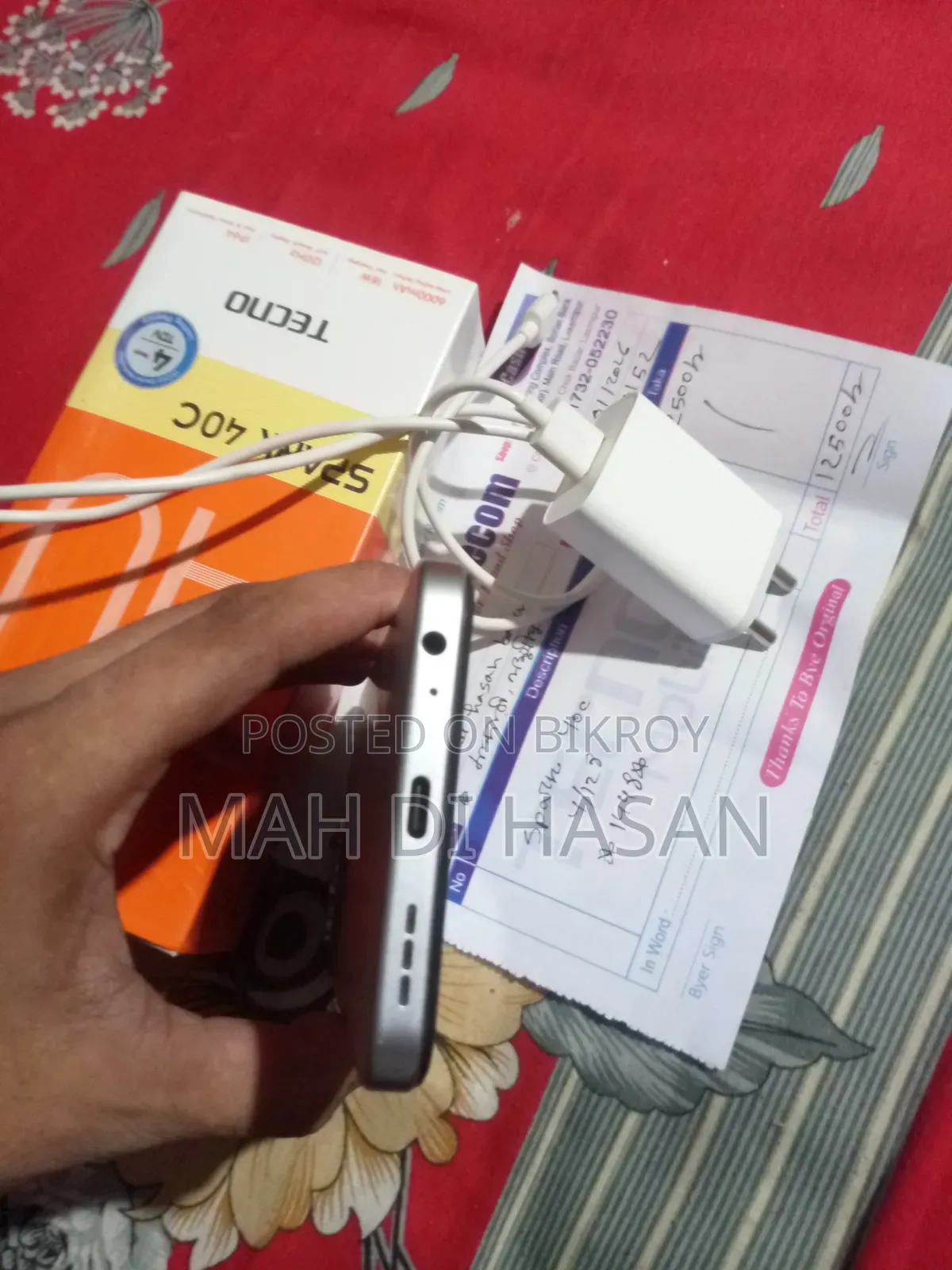 Tecno Spark 40 128 GB Silver