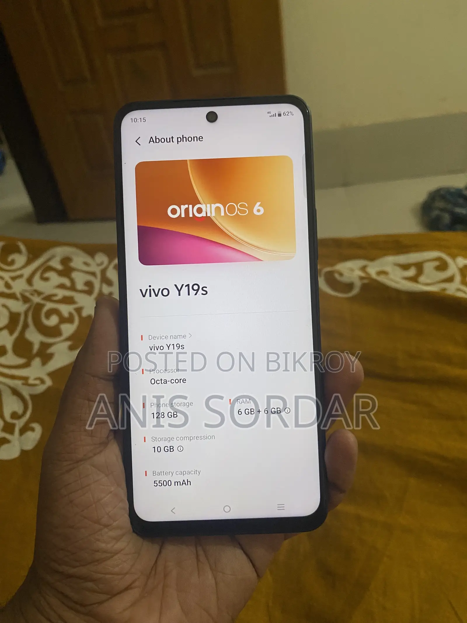 Vivo Y19s 128 GB Blue