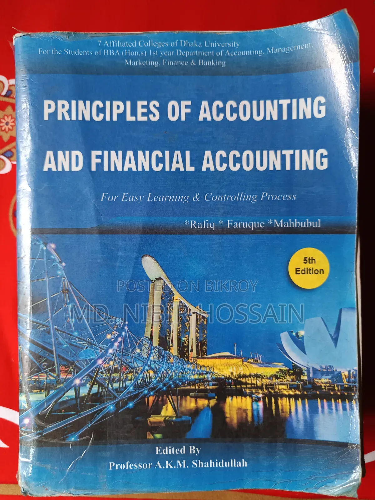 Accounting book suitable for all BBA departments for sale!