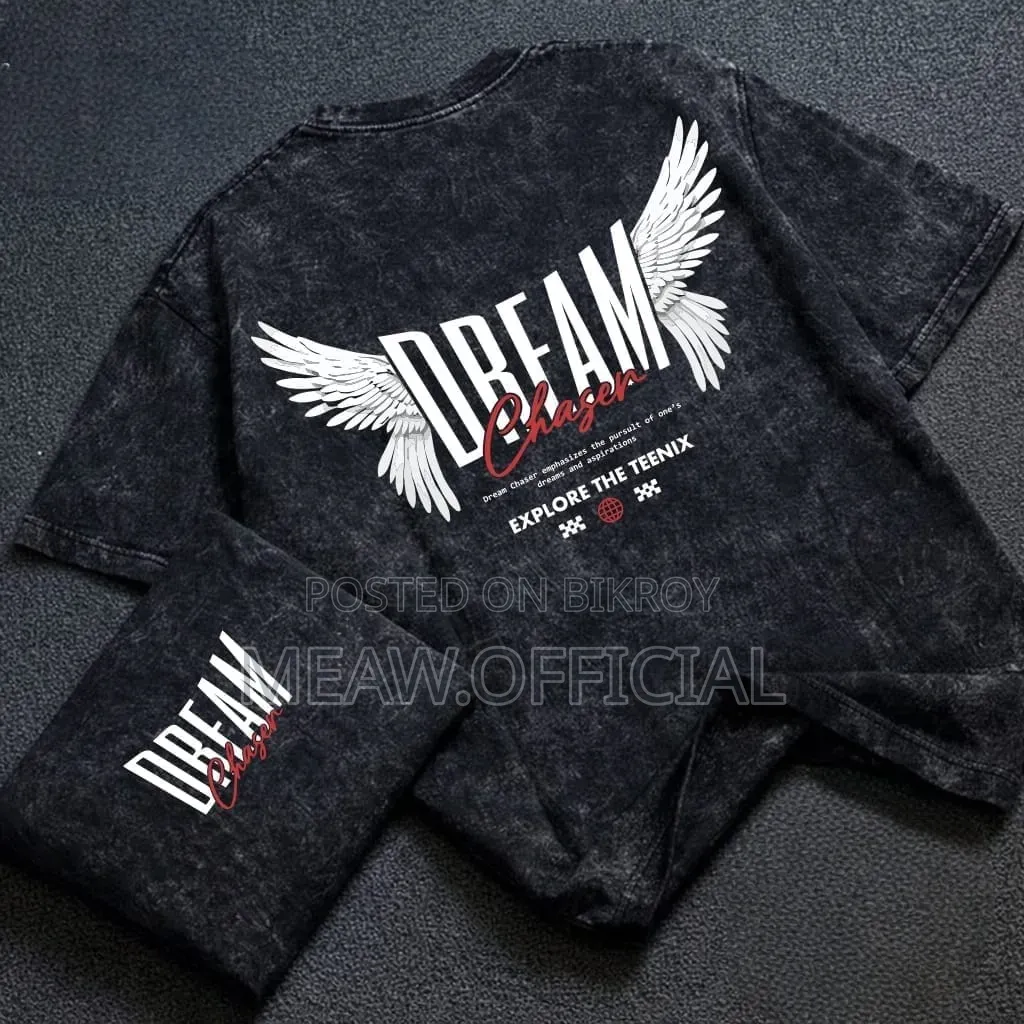 Premium Oversized Drop Shoulder T-Shirt | Acid Wash Collection |