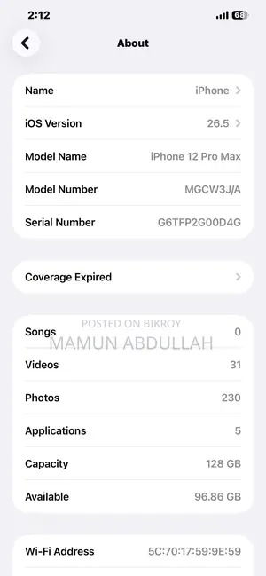 Apple iPhone 14 Pro Max 128 GB