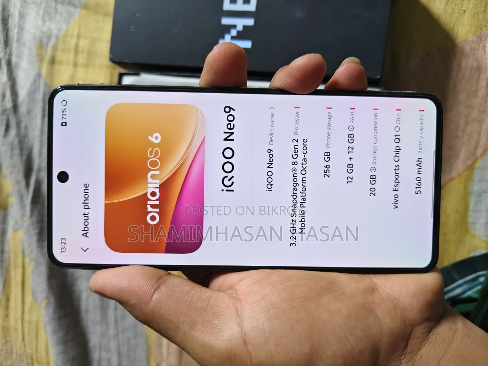 iQOO 256 GB Black
