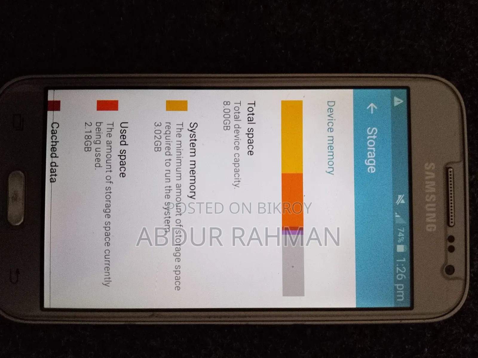 Samsung Galaxy J1 8 GB Black
