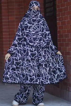 Short Khimar Set - Sku: 22089