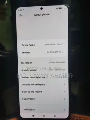 Xiaomi Redmi 12 256 GB Black