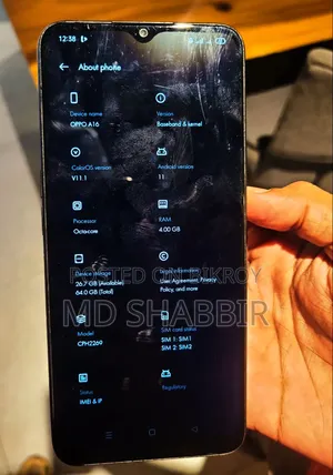 Oppo A16 64 GB Black