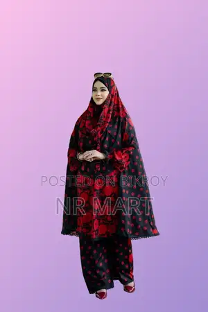Premium Cotton Khimar with Palazzo Set