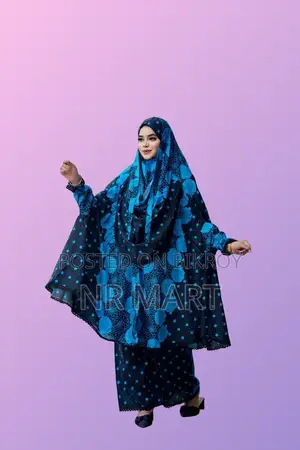 Premium Cotton Khimar with Palazzo Set