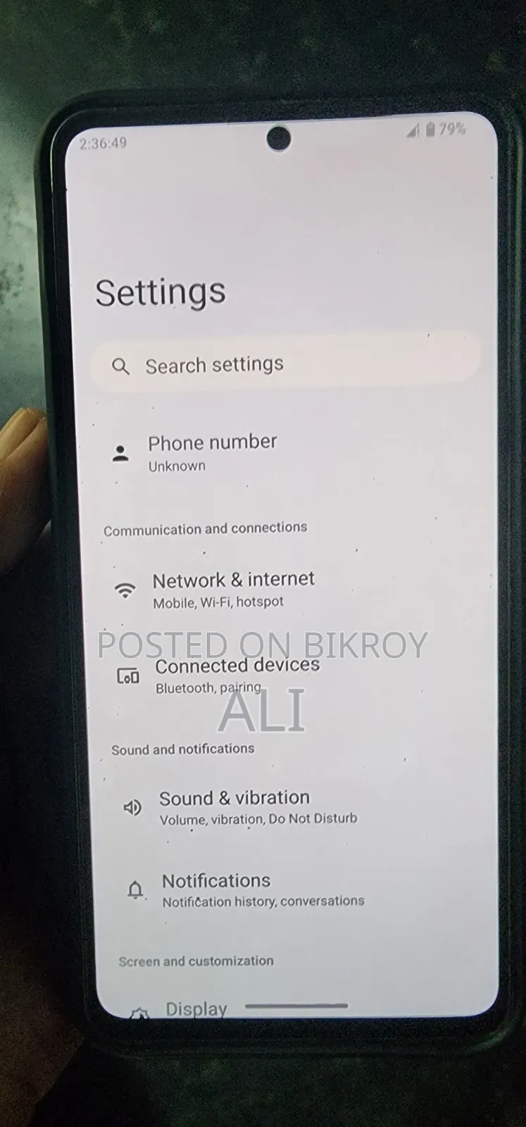 Sharp Aquos R7 256 GB Black